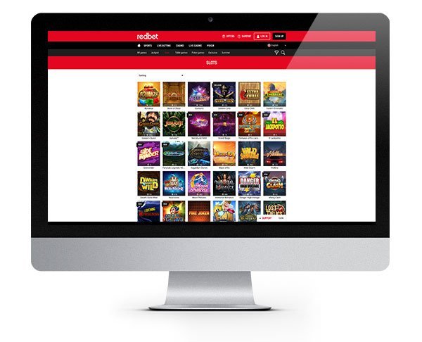 RedBet Casino-Desktop