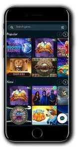 GoodWin Casino Mobile Homepage