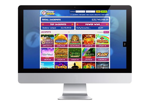 Screenshot von Power Spins Casino
