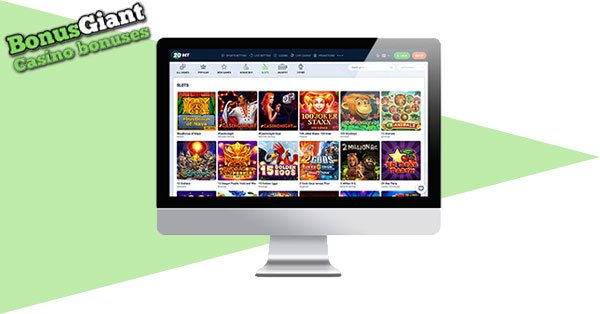 20Bet Casino Screenshot Desktop