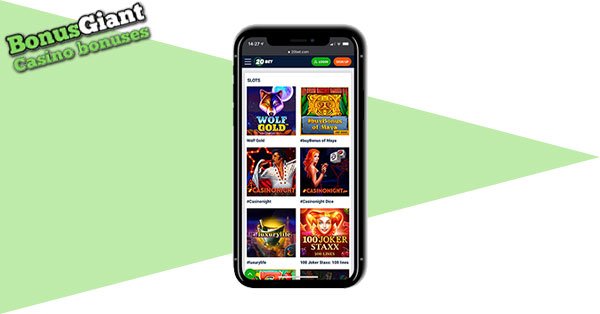 20Bet Casino Screenshot Mobile