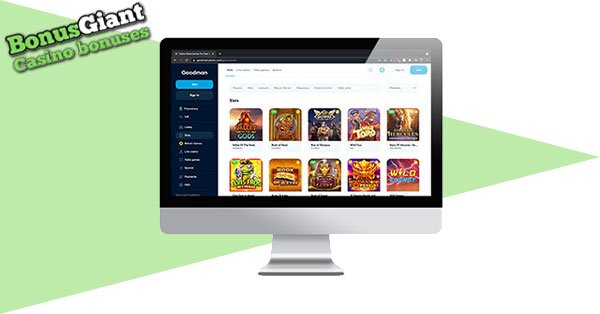 Goodman Casino Desktop-Bildschirm